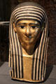 Ancient Egyptian mummy mask at Kunsthistorisches Museum. Vienna, Austria.