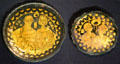 Late Roman gold artwork on glass disks at Kunsthistorisches Museum. Vienna, Austria.