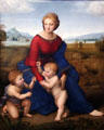 Madonna of the Meadow painting by Raphael at Kunsthistorisches Museum. Vienna, Austria.