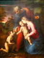 Holy Family with Young John painting by Raphael at Kunsthistorisches Museum. Vienna, Austria.