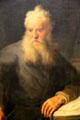 Detail of Apostle Paul painting by Rembrandt at Kunsthistorisches Museum. Vienna, Austria.
