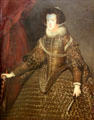 Queen Isabell of Spain portrait by Diego Velázquez at Kunsthistorisches Museum. Vienna, Austria.
