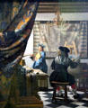 Art of Painting painting by Jan Vermeer at Kunsthistorisches Museum. Vienna, Austria.