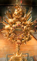 Silver sun monstrance by Joseph Moser of Vienna at Historical Museum of City of Vienna. Vienna, Austria.