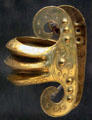 Ancient gold ring from Croatia at Museum of Natural History. Vienna, Austria.