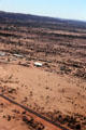 Flying over landscape of Alice Springs. Australia.