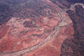 Aerial view of Northern Territories on way to Uluru. Australia.