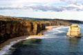 Cliffs line beach at Port Campbell National Park in Victoria along Great Ocean Road. Australia.