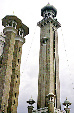 Towers of Old Mosque in Bandar Seri Begawan. Brunei.