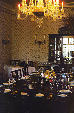Dining room of Graycliff House. Nassau, The Bahamas.