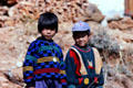 Two children in Paro. Bhutan.