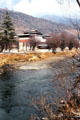 Tashichho Dzong on riverbank, Thimpu. Bhutan.