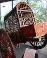 Chinese two-wheeled horse carriage at Art Gallery of Greater Victoria. Victoria, BC.