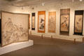 Gallery of Chinese scrolls & screens at Art Gallery of Greater Victoria. Victoria, BC.