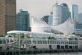 Canada Place complex from water. Vancouver, BC.