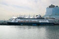 Holland America Line cruise ship Veendam at Canada Place. Vancouver, BC.