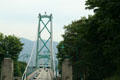 Traffic on Lions Gate Bridge. Vancouver, BC.