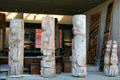 Northwest Coast native totems at Museum of Anthropology at UBC. Vancouver, BC.