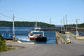 Deer Island Prince II ferry approaching dock. NB.