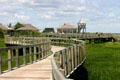 Boardwalk at Bouctouche Dune of Irving Eco Center. NB.