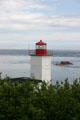 West Quaco lighthouse on Bay of Fundy. NB.