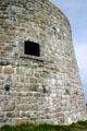 Stonework of Carleton Martello Tower. Saint John, NB.