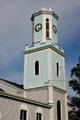 St George's church with octagonal clock tower. Saint John, NB.