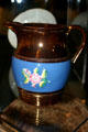 British lusterware jug at New Brunswick Museum. Saint John, NB.