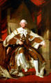 Portrait of King George III in NB Parliament. Fredericton, NB.