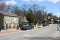 Streetscape of village. Kleinburg, ON.