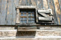 Log barn window & shutter. Kleinburg, ON.