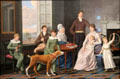 Woolsey Family painting by William Berczy at National Gallery of Canada. Ottawa, ON.