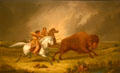 Assiniboine Hunting Buffalo by Paul Kane at National Gallery of Canada. Ottawa, ON.