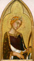 St Catherine of Alexandria by Simone Martini at National Gallery of Canada. Ottawa, ON.