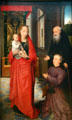 Virgin & Child with St Anthony & donor by Hans Memling at National Gallery of Canada. Ottawa, ON.