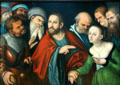 Christ & the Woman Taken in Adultery by Lucas Cranach the Elder at National Gallery of Canada. Ottawa, ON.