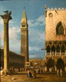 Piazzetta, Venice by Bernardo Bellotto at National Gallery of Canada. Ottawa, ON.
