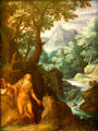 Landscape with St. Onuphrius by Girolamo Muziano at National Gallery of Canada. Ottawa, ON.