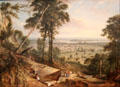 View of Hamilton, Ontario painting by Robert R. Whale at National Gallery of Canada. Ottawa, ON.