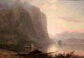 Sunrise on the Saguenay, Cape Trinity landscape painting by Lucius R. O'Brien of Toronto at National Gallery of Canada. Ottawa, ON.