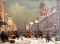 Bonsecours Market, Montreal painting by William Raphael of Montreal at National Gallery of Canada. Ottawa, ON