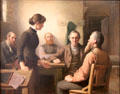 Meeting of the School Trustees painting by Robert Harris of Montreal at National Gallery of Canada. Ottawa, ON.