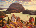 Rossport, Lake Superior painting by Yvonne McKague Housser of Toronto at National Gallery of Canada. Ottawa, ON.