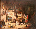 The Studio painting by Cornelius Krieghoff at National Gallery of Canada. Ottawa, ON.