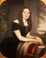 Henriette Massüe Le Moine portrait by Théophile Hamel at National Gallery of Canada. Ottawa, ON.