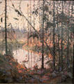 Northern River painting by Tom Thomson at National Gallery of Canada. Ottawa, ON.