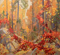 Autumn's Garland painting by Tom Thomson at National Gallery of Canada. Ottawa, ON.