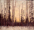 Winter Morning painting by Lawren S. Harris at National Gallery of Canada. Ottawa, ON.