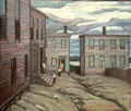 Black Court, Halifax painting by Lawren S. Harris at National Gallery of Canada. Ottawa, ON.