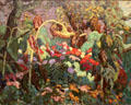 Tangled Garden painting by J.E.H. MacDonald at National Gallery of Canada. Ottawa, ON.